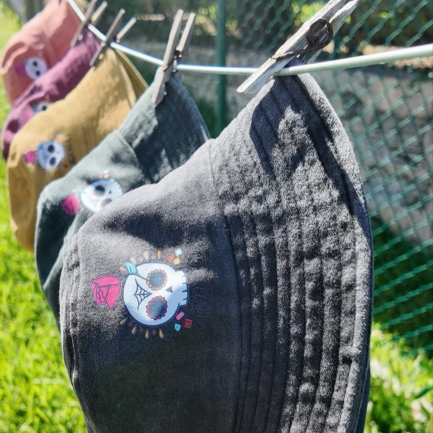 Charcoal bucket hat