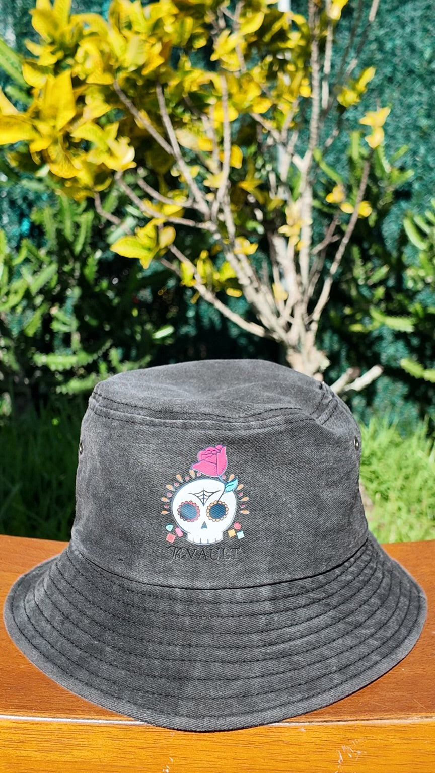 Charcoal bucket hat