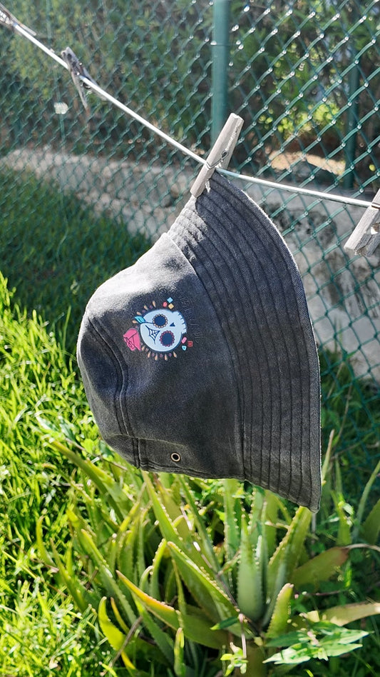 Charcoal bucket hat